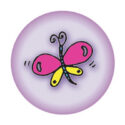 kinder button met vlinder | KleineButtons.nl