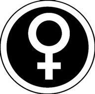 button vrouwenteken | KleineButtons.nl