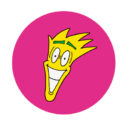button happy face | KleineButtons.nl
