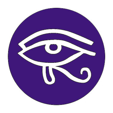 oog van Horus button | KleineButtons.nl