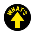 What's up button | KleineButtons.nl