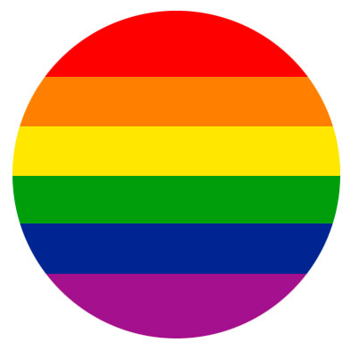 kleine button: regenboog | KleineButtons.nl