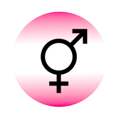 bisexual symbol | KleineButtons.nl