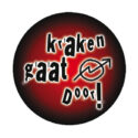 button Kraken Gaat Door | KleineButtons.nl